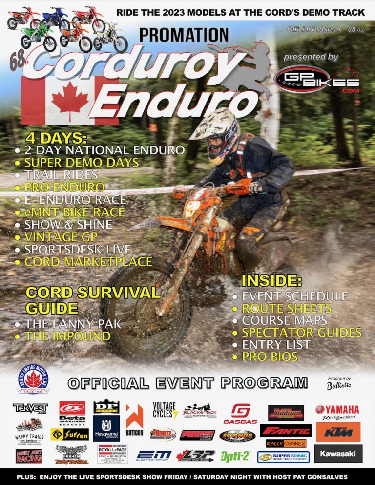 The Corduroy Enduro® The Corduroy Enduro® …Canada’s Toughest Race!!